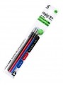 百樂牌 LFBTRF-30EF3 三色筆擦擦筆芯-0.5mm(黑,藍,紅色)
