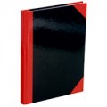6.5寸 x 8.5寸 紅黑硬皮簿 <100頁>