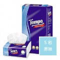 得寶 Tempo 軟包袋裝面紙 <原味> 5包