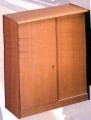 三層搪門式文件柜 1250mm(高)木色