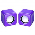 ApaxQ 超迷你USB立體聲揚聲器 - 紫色