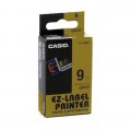 卡西歐 標纖帶 9mm x 8m (XR-9GD1) / 金底黑字