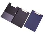 A4 雙摺包膠文件板夾 / 黑色