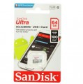64GB SanDisk Ultra MicroSD 記憶咭 GN3MN (100MB/s)