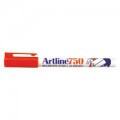 Artline 750 油性衣物用油性方嘴箱頭筆 / 紅色