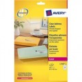 Avery 鐳射標籤貼 -L7560 (63.5mm x 38.1mm)透明 / 10