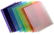 F4  透明膠質文件套12個/包 /  紫色
