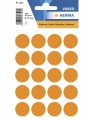 Herma 圓型標籤貼 1874 (100pcs) / 19mm die / 螢光橙