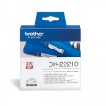 Brother DK-22210 卷裝連續白色紙質標籤帶 29mm x 30.48M