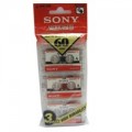 Sony 3MC-60 迷你錄音帶 60分鐘 3盒裝
