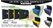 DATA BANK LFC/12 12格F4草蓆紋風琴袋