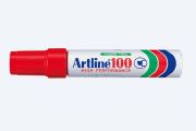Artline 100 特大油性方嘴箱頭筆 / 紅色