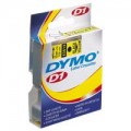 Dymo 帶模 D1 帶 12mm X 7m (45021) / 黑底白字