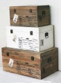 木製儲物箱 (木製) FF15762 - 3件