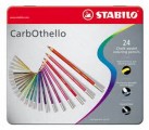 STABILO CarbOthello 1424-6 專家級水性色鉛筆 (24色鐵盒裝)